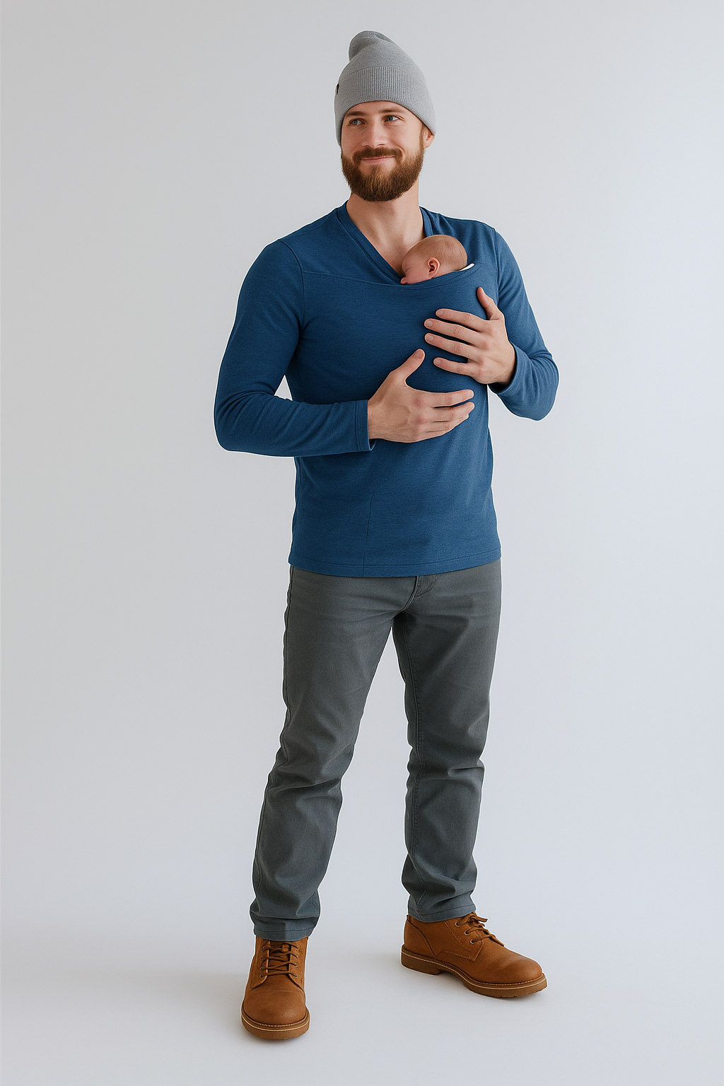 CuddleNest™ CozyWear – Hands-Free Bonding for Colder Days ❄️