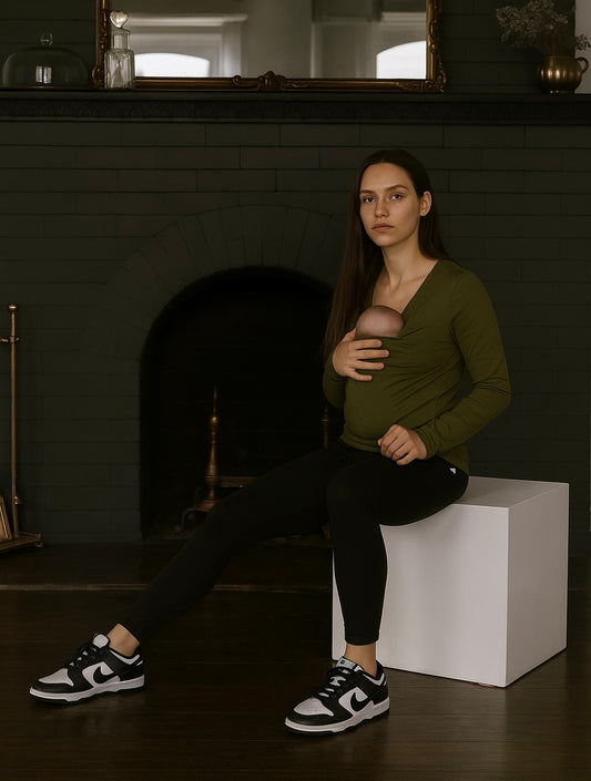 CuddleNest™ CozyWear – Hands-Free Bonding for Colder Days ❄️