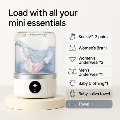 Spinova™ – The Powerful Mini Washer for All Your Daily Essentials 🧺✨