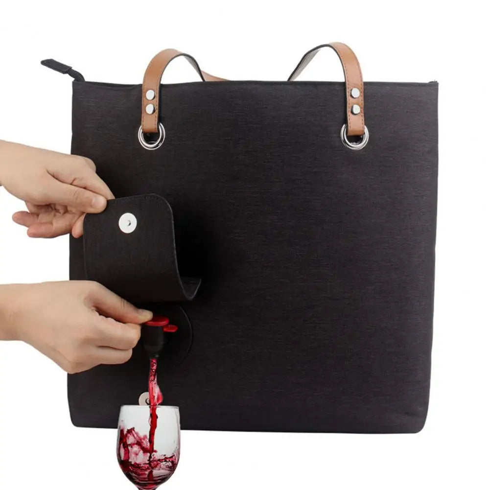 SipSecret™ – The stylish tote that holds it all and pours on demand  👜🍷