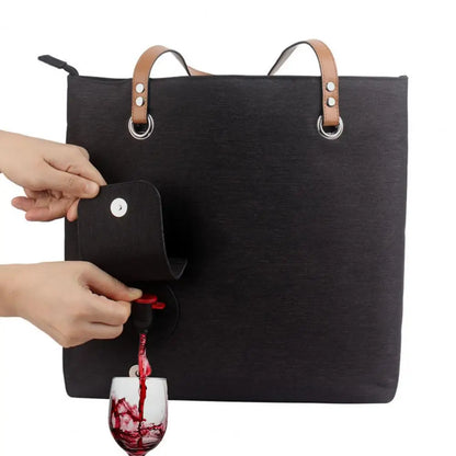 SipSecret™ – The stylish tote that holds it all and pours on demand  👜🍷