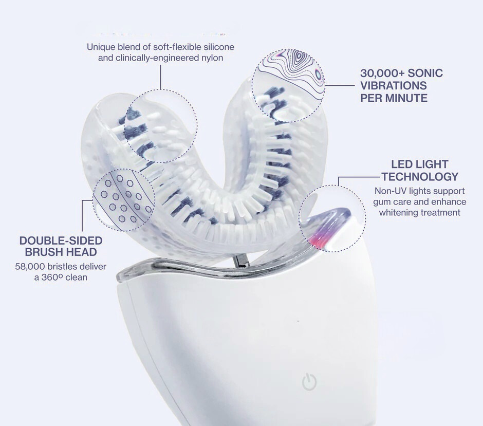 LumiBright™ 360° U-Shaped Toothbrush