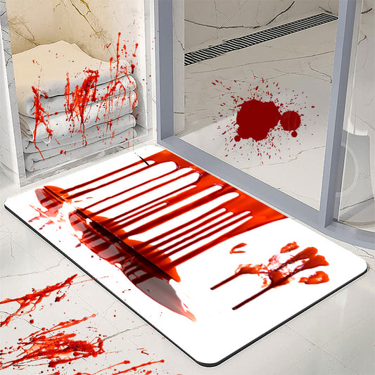 Halloween Footprint Prank Mat
