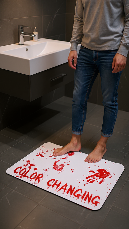Halloween Footprint Prank Mat