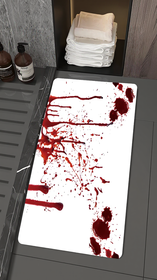 Halloween Footprint Prank Mat